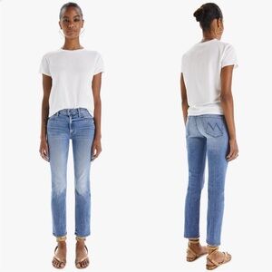 MOTHER Blue Ankle & Cropped Jeans